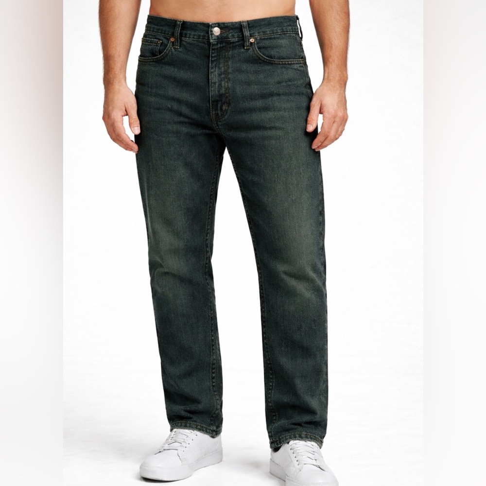 Levi’s 502 Tapered Jeans – Greenish Grey Wash – Men’s 38x32